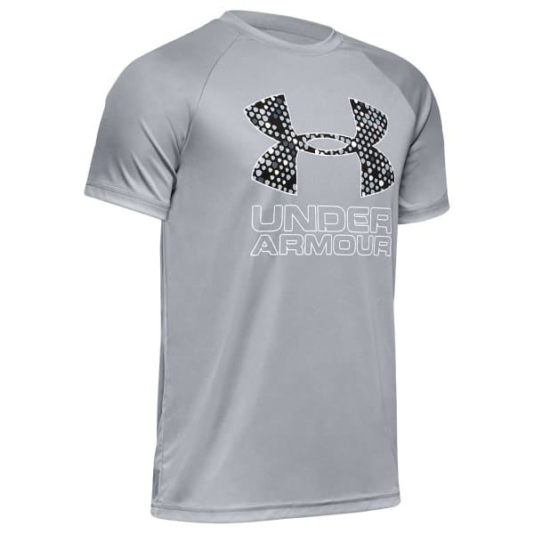 UNDER ARMOUR Boys' Tech Hybrid Short-Sleeve Tee