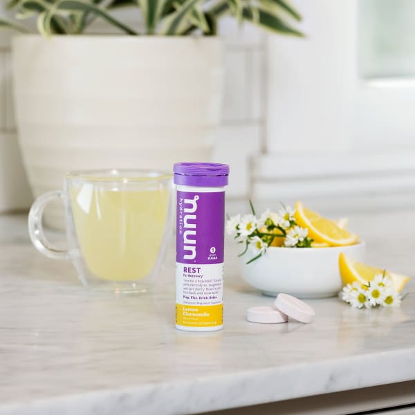 NUUN Rest Lemon Chamomile Hydration Tablets