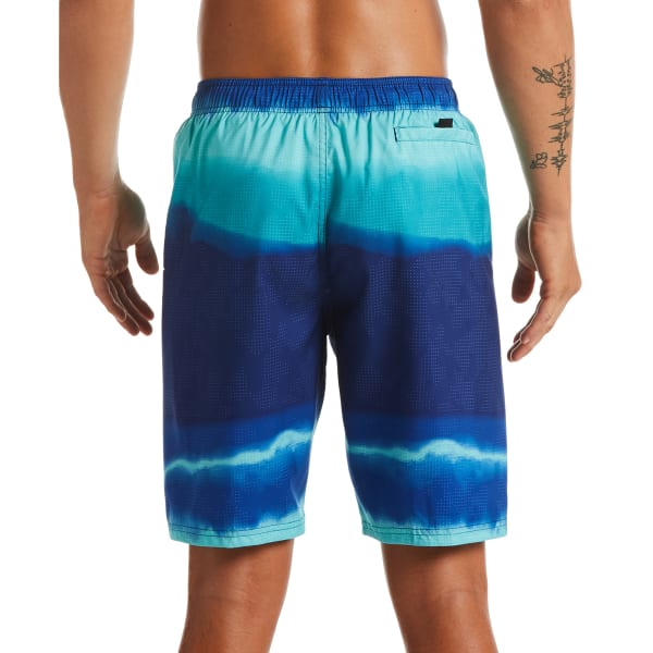 NIKE Men's Optic Halo Horizon 9" Swim Shorts