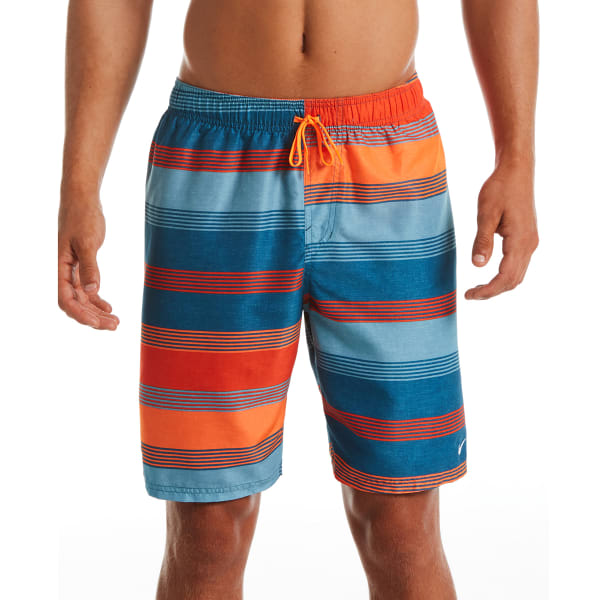 NIKE Men's Linen Stripe 9" Volley Swim Shorts