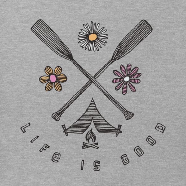 LIFE IS GOOD Women's Wildflower Camp Elements Crusher Tee