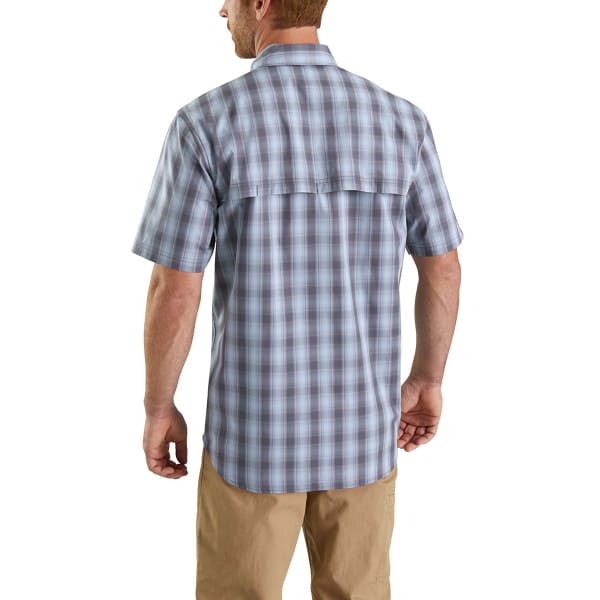 CARHARTT Men's Force Ridgefield Plaid Short-Sleeve Shirt