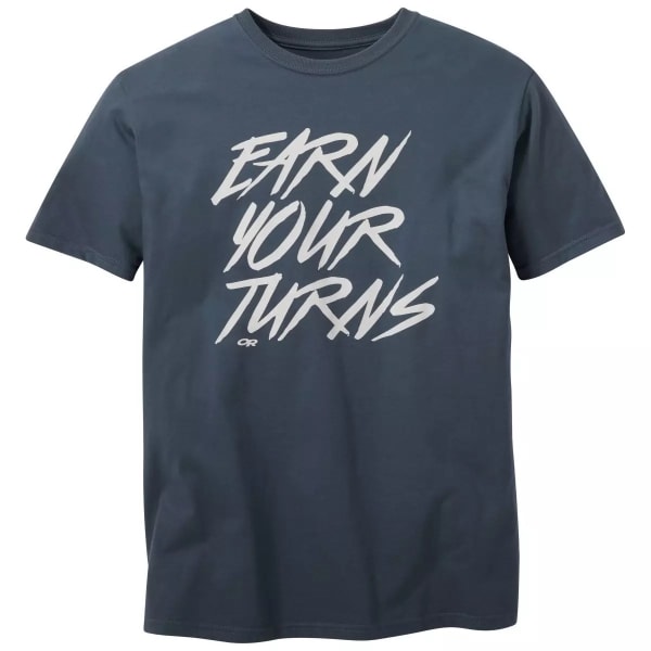 OUTDOOR RESEARCH Men's Earn Your Turns Short-Sleeve Tee