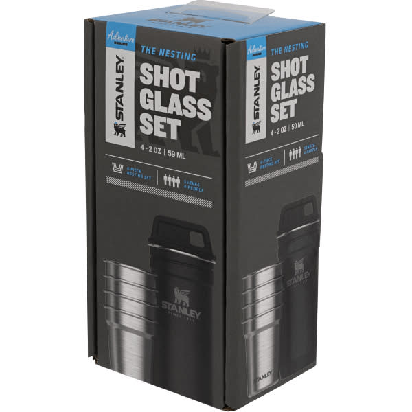 Stanley The Pre-Party Shotglass + Flask Set - Matte Black