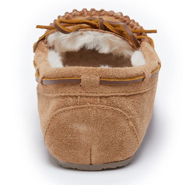 MINNETONKA Women's Trapper Faux Fur Lined Moccasin Slipper