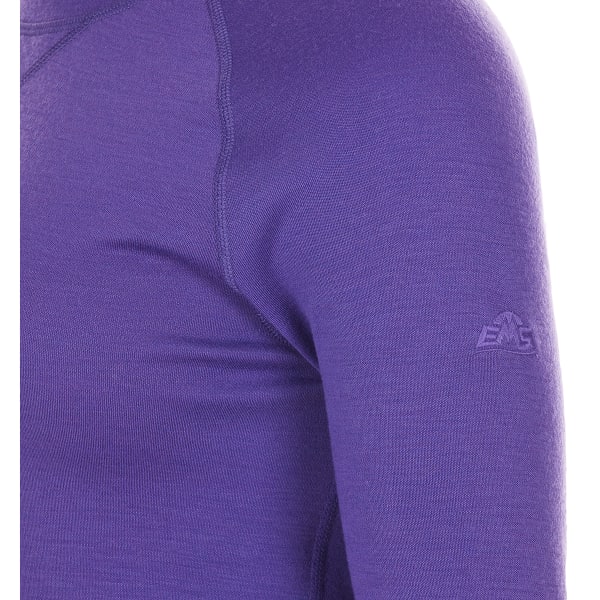 EMS Women's Merino Wool Base Layer Crew Neck Pullover