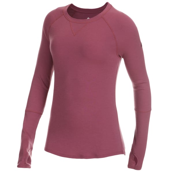 EMS Women's Merino Wool Base Layer Crew Neck Pullover