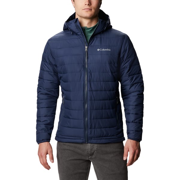 COLUMBIA Men’s Powder Lite Hooded Insulated Jacket