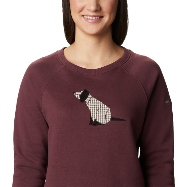 COLUMBIA Women's Hart Mountain Graphic Crewneck Sweatshirt