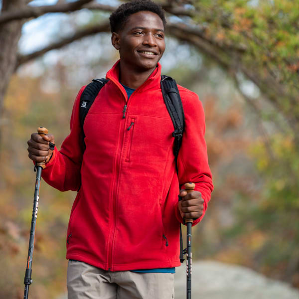 Red Fleece Jacket