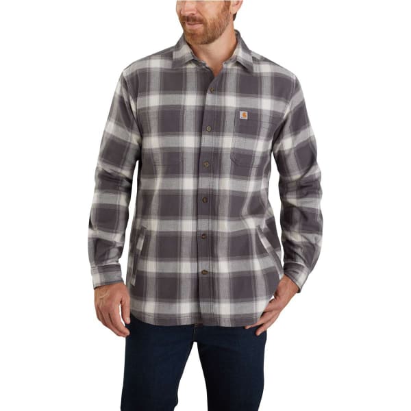 CARHARTT Men's Rugged Flex Fleece-Lined Flannel