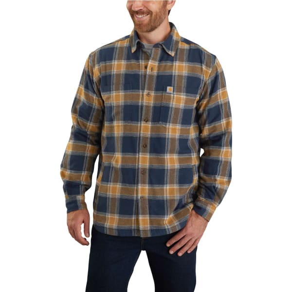 CARHARTT Men's Rugged Flex Fleece-Lined Flannel