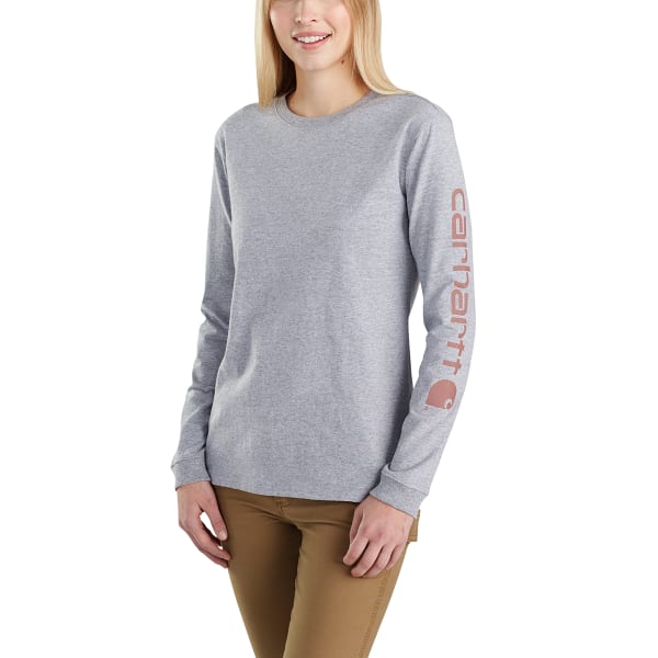 CARHARTT Women's Loose Fit Heavyweight Long-Sleeve Graphic Tee