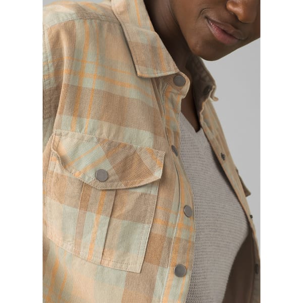 PRANA Women's Finnegan Corduroy Button-Down Shirt-Jacket