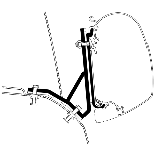 THULE ProMaster Adapter for Wall Mount