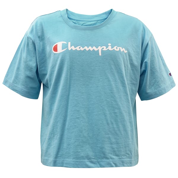 CHAMPION Girls' Boxy Cropped Short Sleeve Tee