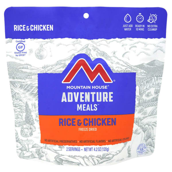 MOUNTAIN HOUSE Rice and Chicken Freeze-Dried Meal