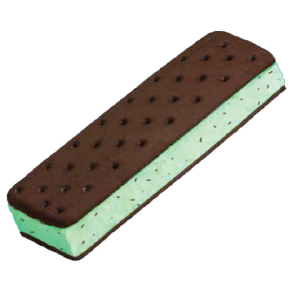 MOUNTAIN HOUSE Mint Chocolate Ice Cream Sandwich Freeze-Dried Dessert