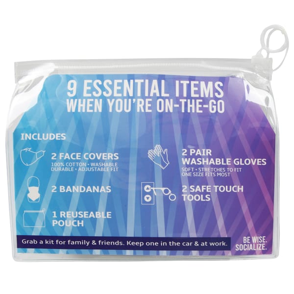 RANDA 9-Piece Essentials Kit with Face Mask