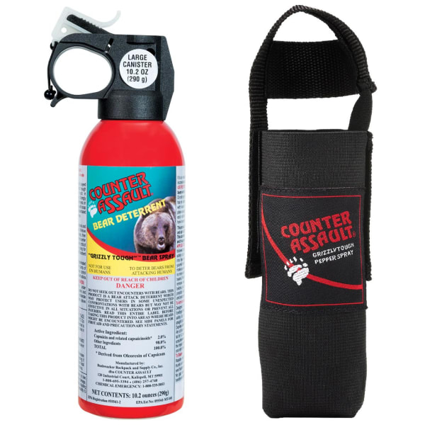 COUNTER ASSAULT 10.2 oz Bear Deterrent w/ Belt Holster