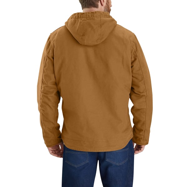 CARHARTT Men's Washed Duck Sherpa-Lined Jacket