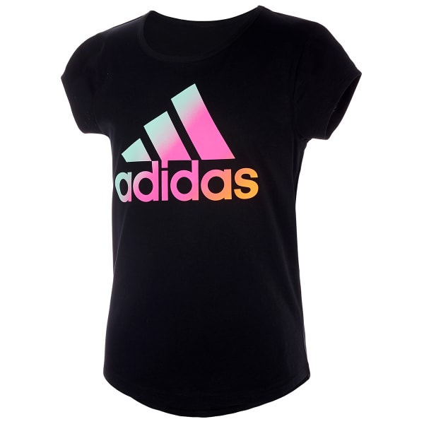 ADIDAS Girls' Short Sleeve Scoop Neck Tee