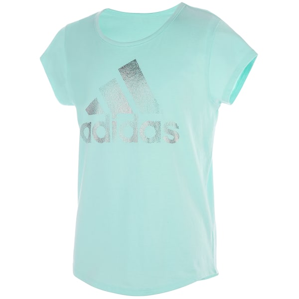 ADIDAS Girls' Short Sleeve Scoop Neck Tee