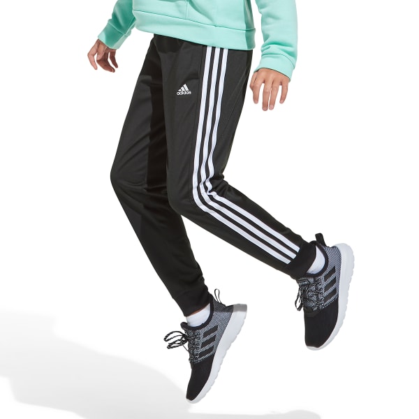 adidas Elastic Waistband Classic 3-Stripe Tricot Joggers - Black, Kids'  Training