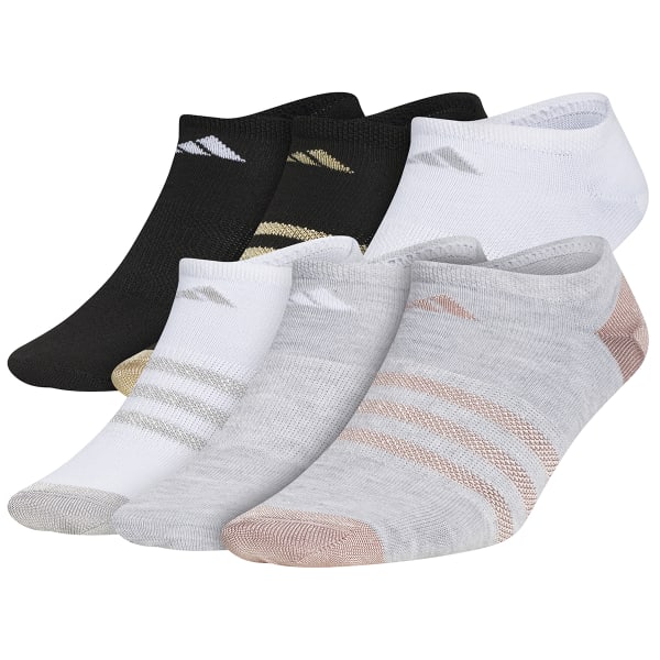 ADIDAS Girls' Superlite No-Show Socks, 6 Pairs