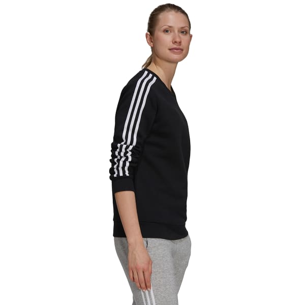 ADIDAS Women's Essential 3-Stripes Fleece Sweatshirt