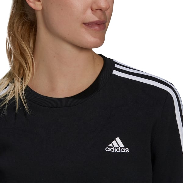 ADIDAS Women's Essential 3-Stripes Fleece Sweatshirt