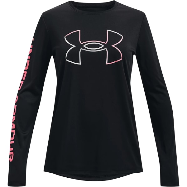 UNDER ARMOUR Girls' UA Tech Long Sleeve Tee