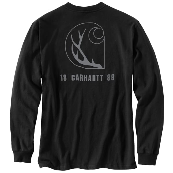 CARHARTT Men's Loose Fit Heavyweight Long-Sleeve Pocket Tee