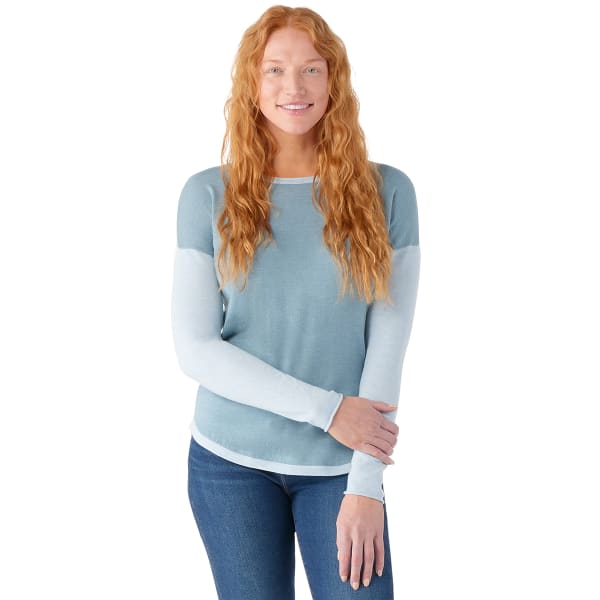 SMARTWOOL Women's Shadow Pine Colorblock Sweater