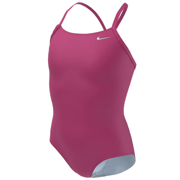 NIKE Girls' Racerback One-Piece Swimsuit