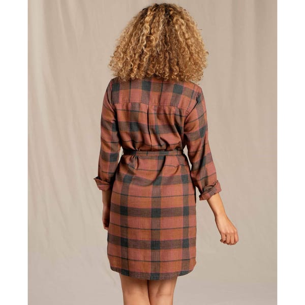 TOAD & CO. Women's Re-Form Flannel Shirtdress