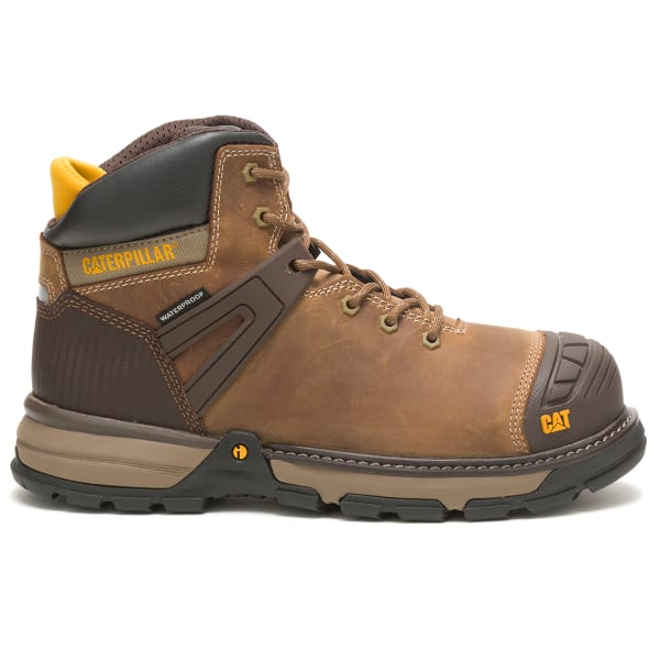 CAT Men's Excavator Superlite Waterproof Soft Toe Work Boots