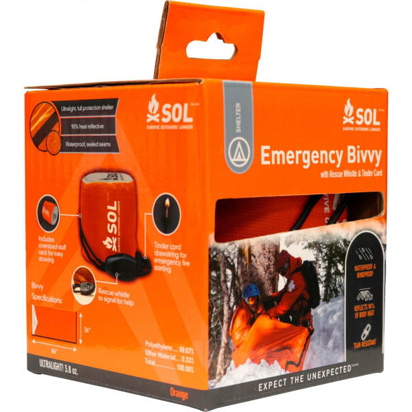 SOL Emergency Bivvy w/ Whistle