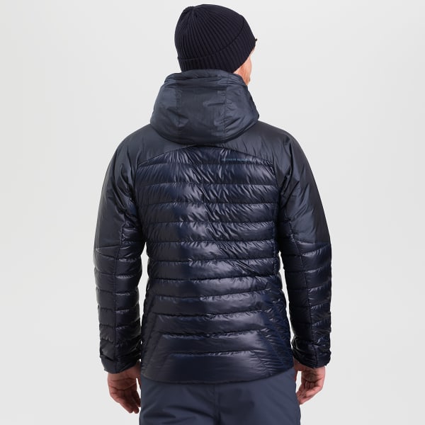 OUTDOOR RESEARCH Men's Helium Down Hooded Jacket