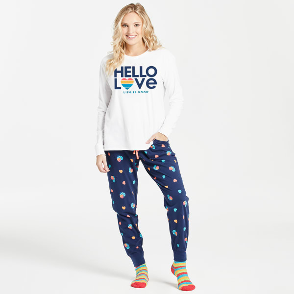 LIFE IS GOOD Women's Snuggle Up Sleep Jogger