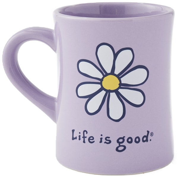 LIFE IS GOOD Daisy Vintage Diner Mug