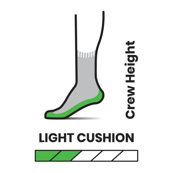 SMARTWOOL Men's Hike Light Cushion Crew Socks