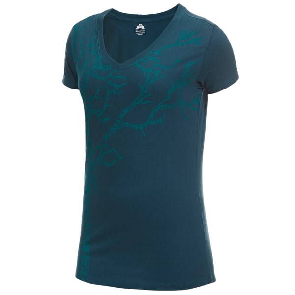 EMS Women's Timber Short-Sleeve Graphic V-Neck Tee