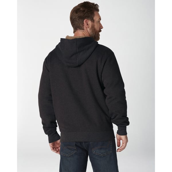 DICKIES Men's Sherpa Lined Full Zip Fleece Hoodie