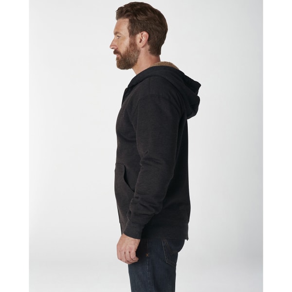 DICKIES Men's Sherpa Lined Full Zip Fleece Hoodie