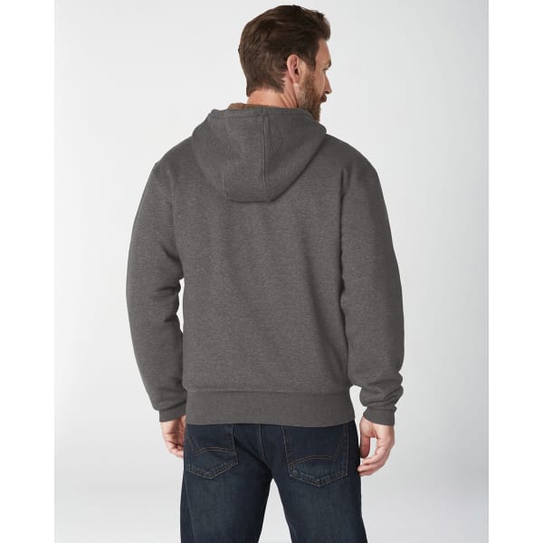 DICKIES Men's Sherpa Lined Full Zip Fleece Hoodie