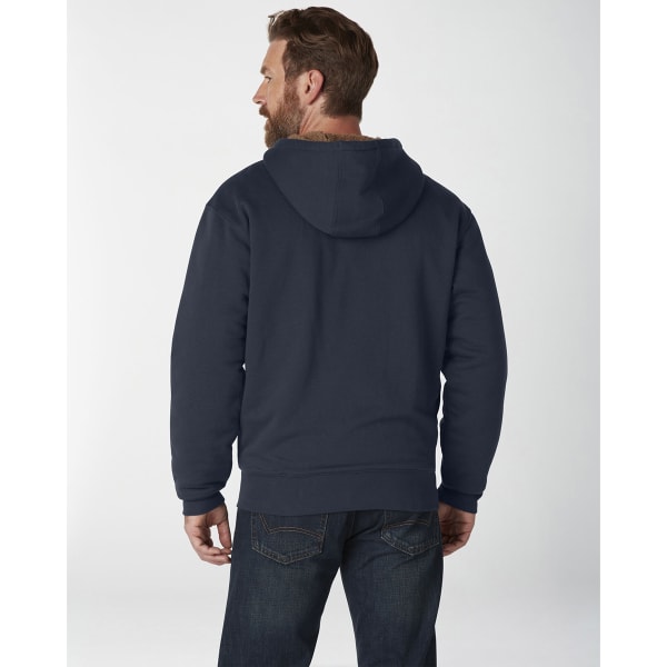 DICKIES Men's Sherpa Lined Full Zip Fleece Hoodie