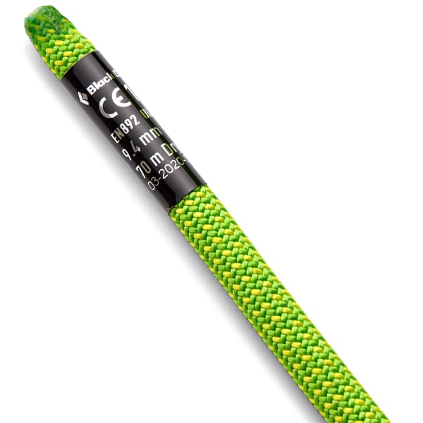 BLACK DIAMOND 9.4mm Dry Climbing Rope - Honnold Edition