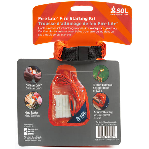 SOL Fire Lite Kit in Dry Bag