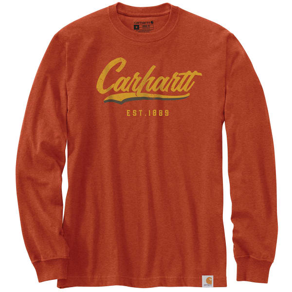 CARHARTT Men's Loose Fit Heavyweight Long-Sleeve Graphic Tee